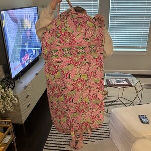 Vera Bradley Pink and Green Travel Bag